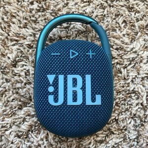 JBL Clip 4 Blue Waterproof Shower Speaker